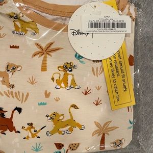 NWT little sleepies Disney lion king pj set